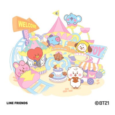 ✐.line friends-bt21•头像