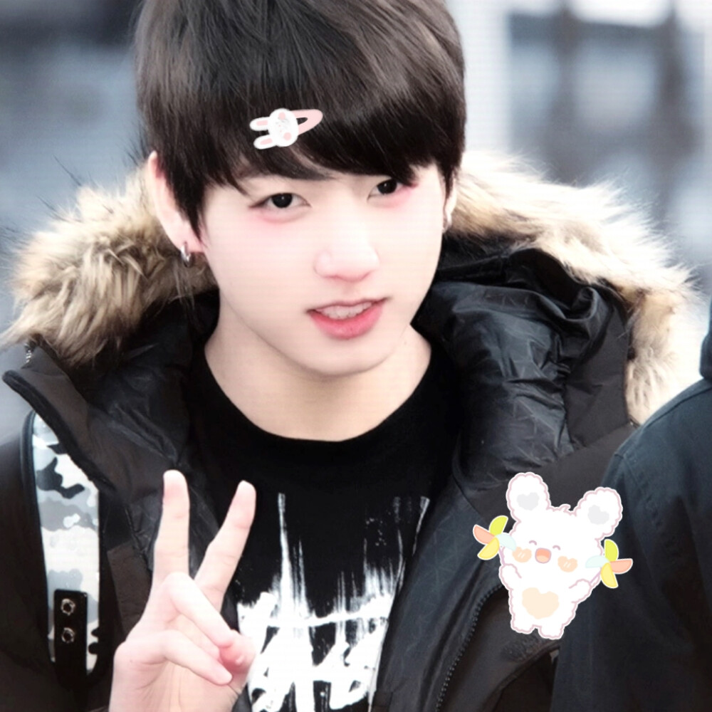  PINK Rabit！ 粉兔发卡.