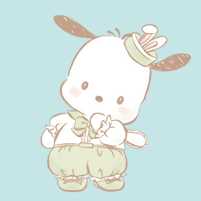 三丽鸥大萌星的兔子装扮