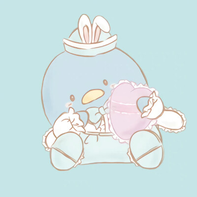 三丽鸥大萌星的兔子装扮