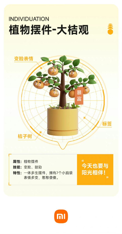 MIUI 14 花宠摆件