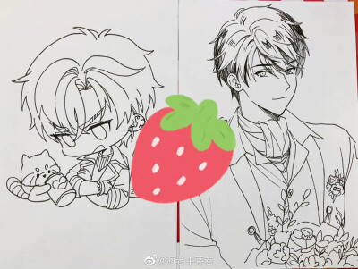 《恋与制作人》李泽言
图源微博：海老牛蒡卷