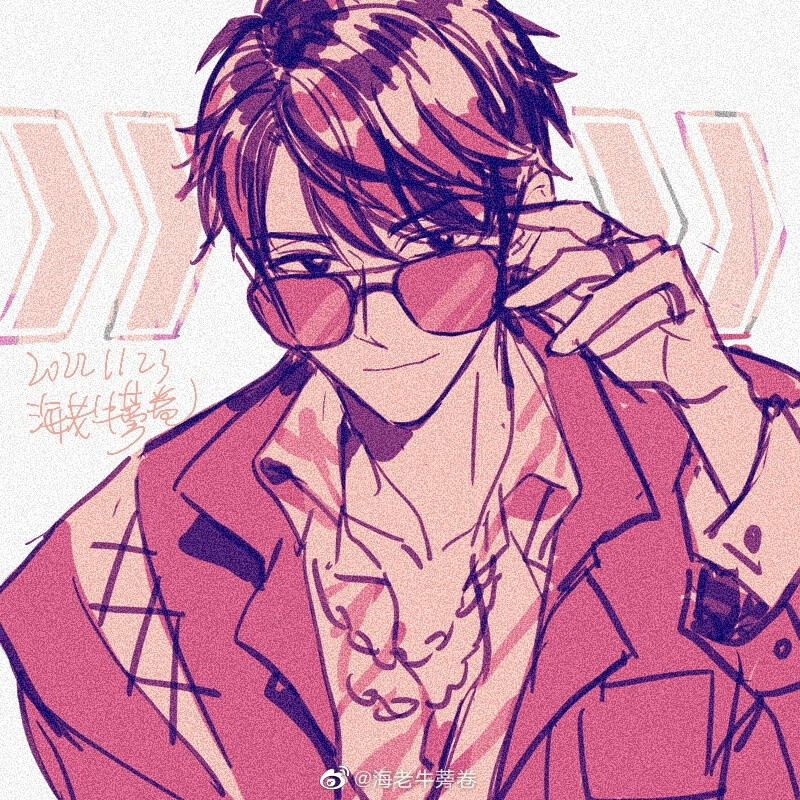 《恋与制作人》李泽言
图源微博：海老牛蒡卷