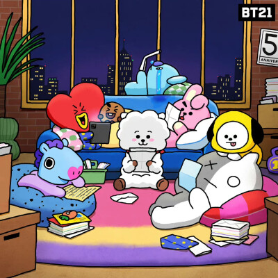 ✐.line friends-bt21•头像