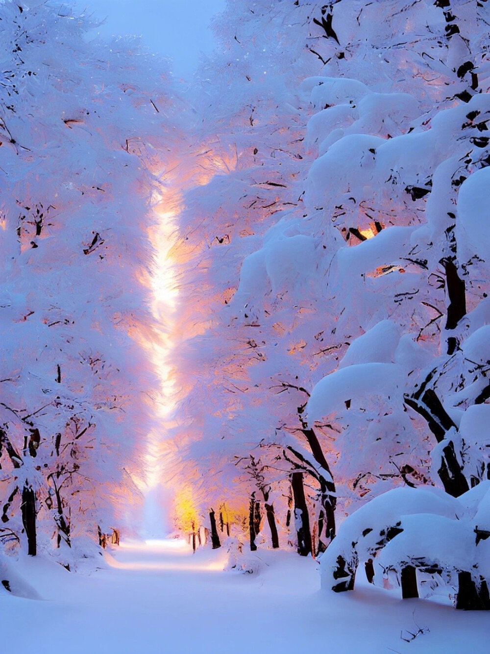  雪景壁纸
