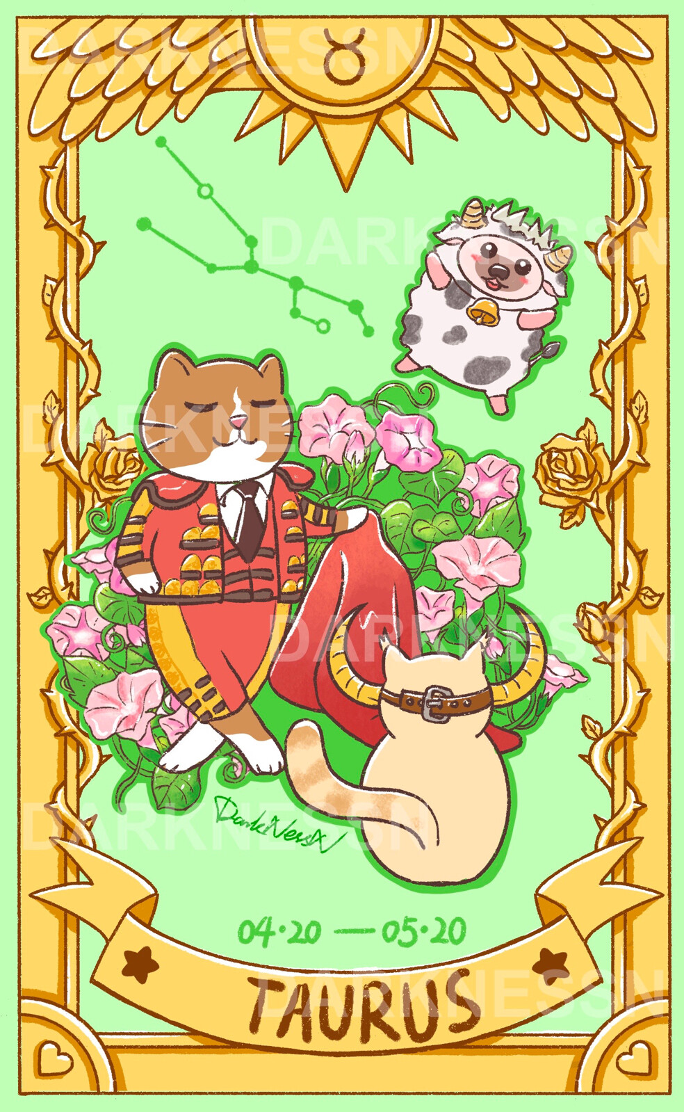 原创铁胖诺十二星座系列 金牛座