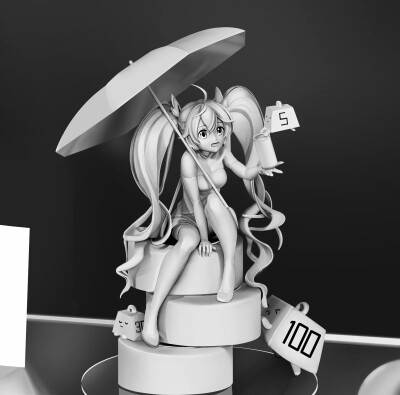 素描阶段大作业作品来咯！小画家学习素描理论，结合对结构透视，光影，空间的理解，创作出这套临摹手办的素描练习，大家看出来是画的了吗？我还以为是照片呢