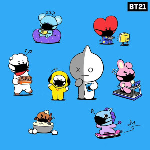 ✐.line friends-bt21•头像