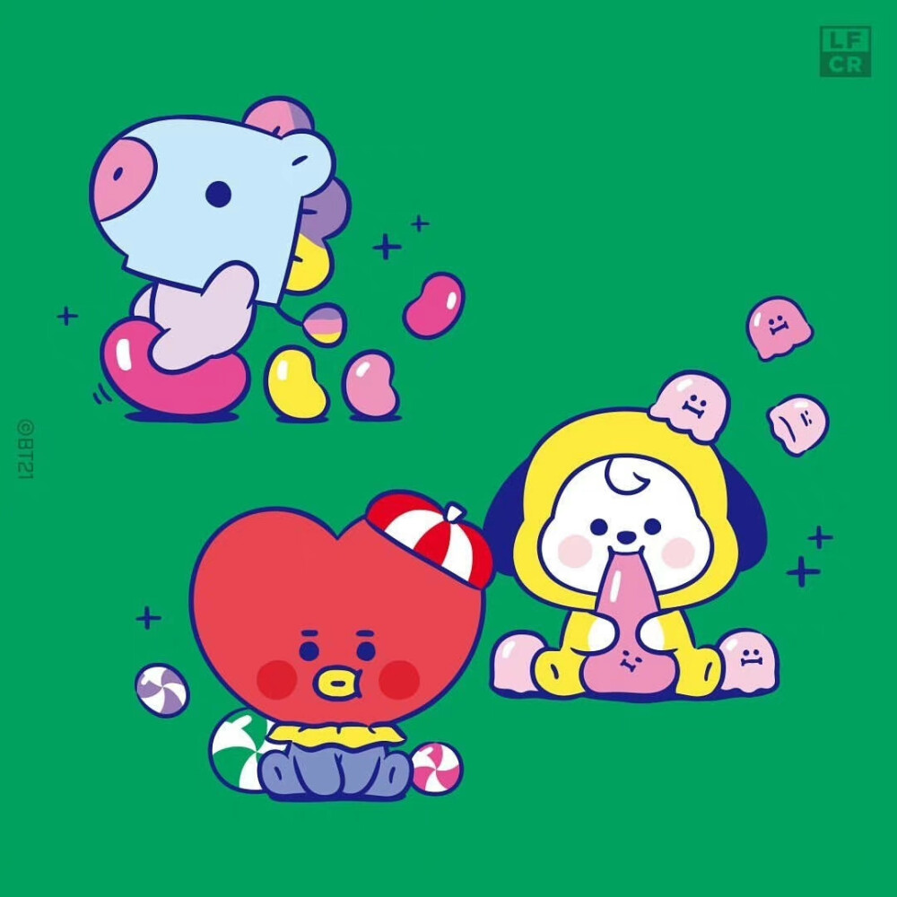 ✐.line friends-bt21•头像