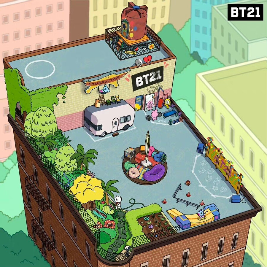 ✐.line friends-bt21•头像