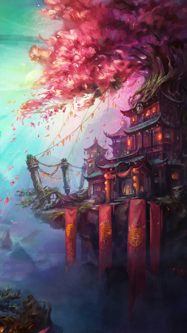 画漫画要用到的场景。