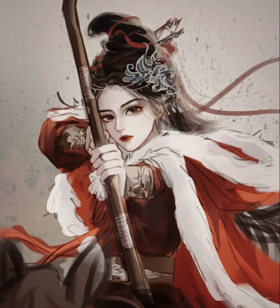 古风女 古典美 （画师不详 出处不详 侵权删）