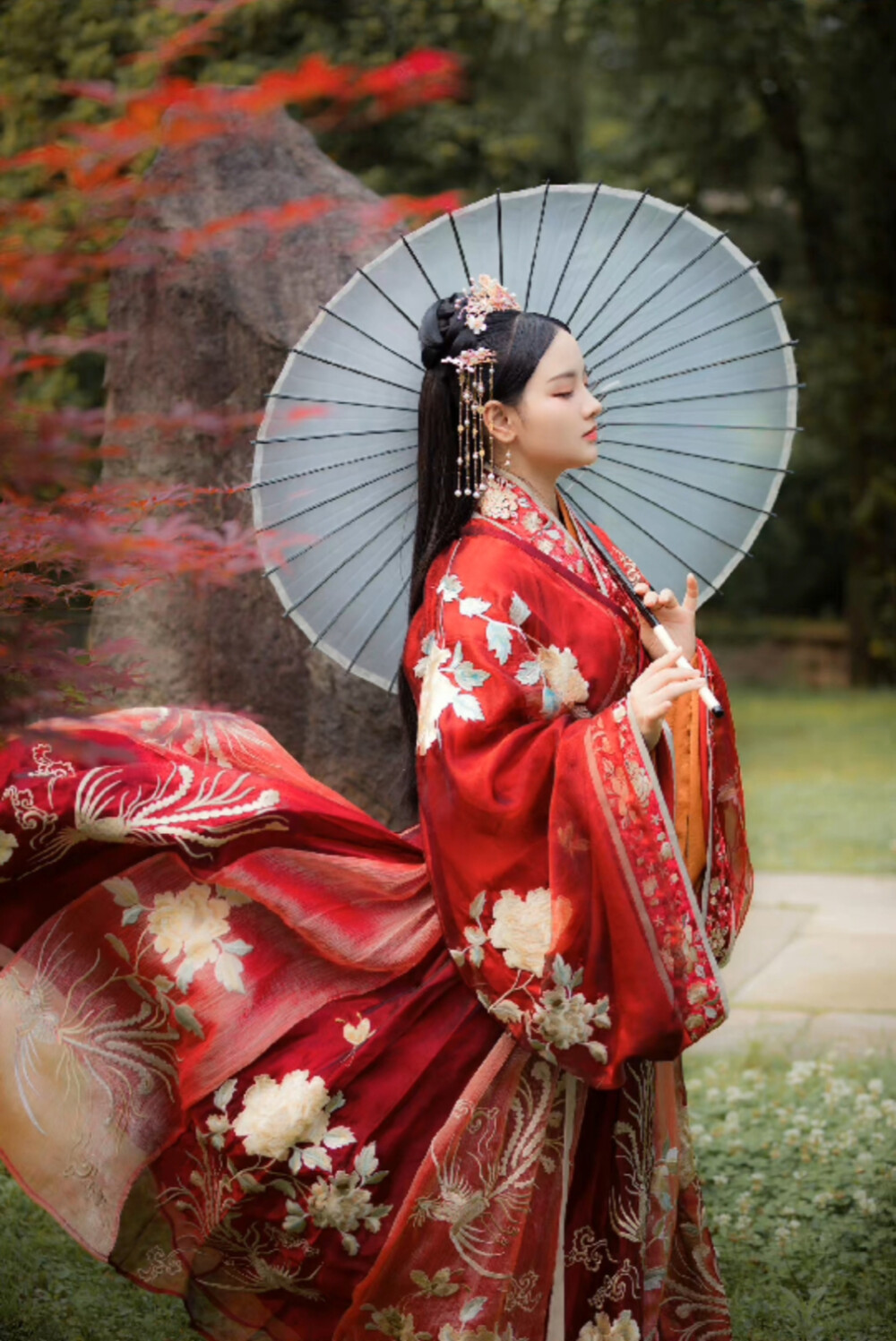 漢服
繁紹 降朱 婚服 婚紗禮服 