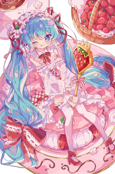 草莓蛋糕初音未来
甜美可爱的小公主
