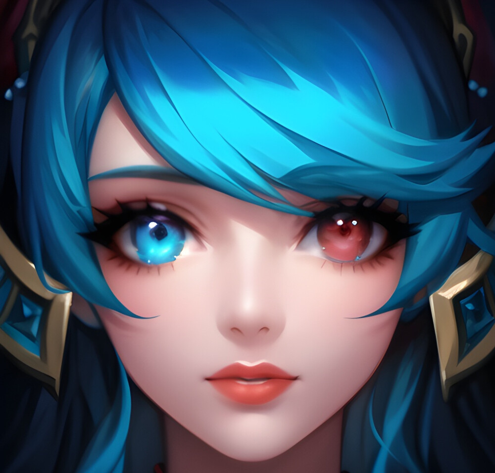 动漫头像 动漫女头 lol 英雄联盟 原用ai后 图源微博(太太说不想被