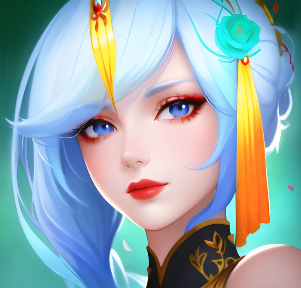 动漫头像 动漫女头 lol 英雄联盟 原用ai后 图源微博(太太说不想被