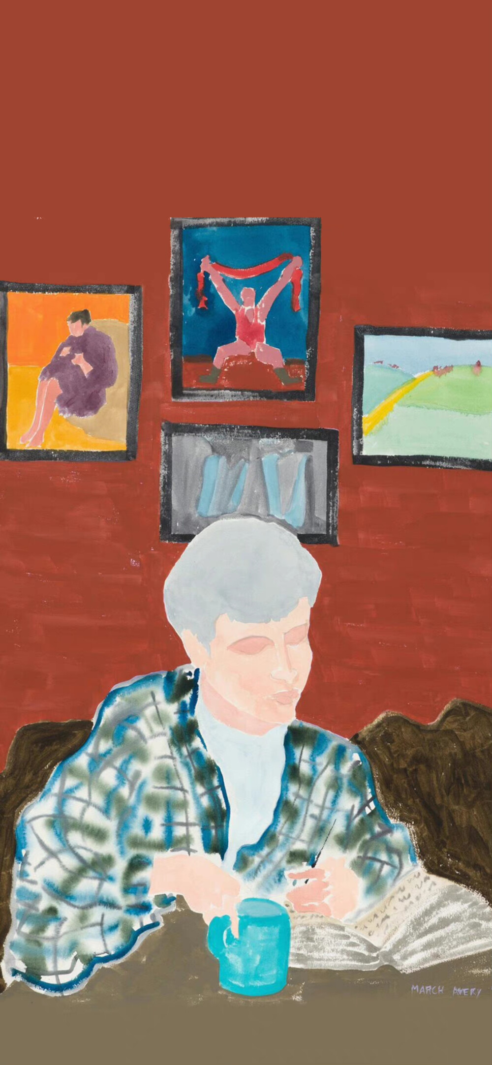 名画 March Avery 壁纸 ​​​