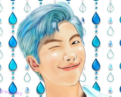 金南俊手绘，搜图不易，留图请点赞，专辑内所有图片均有才阿米所绘，我只是图片搬运工，只留作欣赏