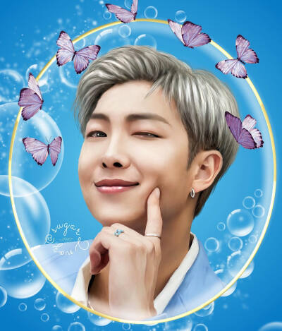 金南俊手绘，搜图不易，留图请点赞，专辑内所有图片均有才阿米所绘，我只是图片搬运工，只留作欣赏