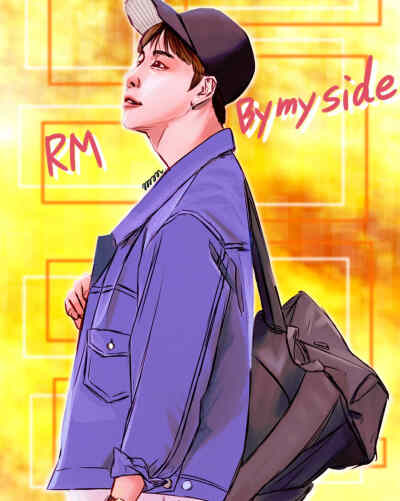 金南俊手绘，搜图不易，留图请点赞，专辑内所有图片均有才阿米所绘，我只是图片搬运工，只留作欣赏