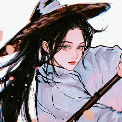 古风头像 女生 侠女（画师不详 出处不详 侵权删）