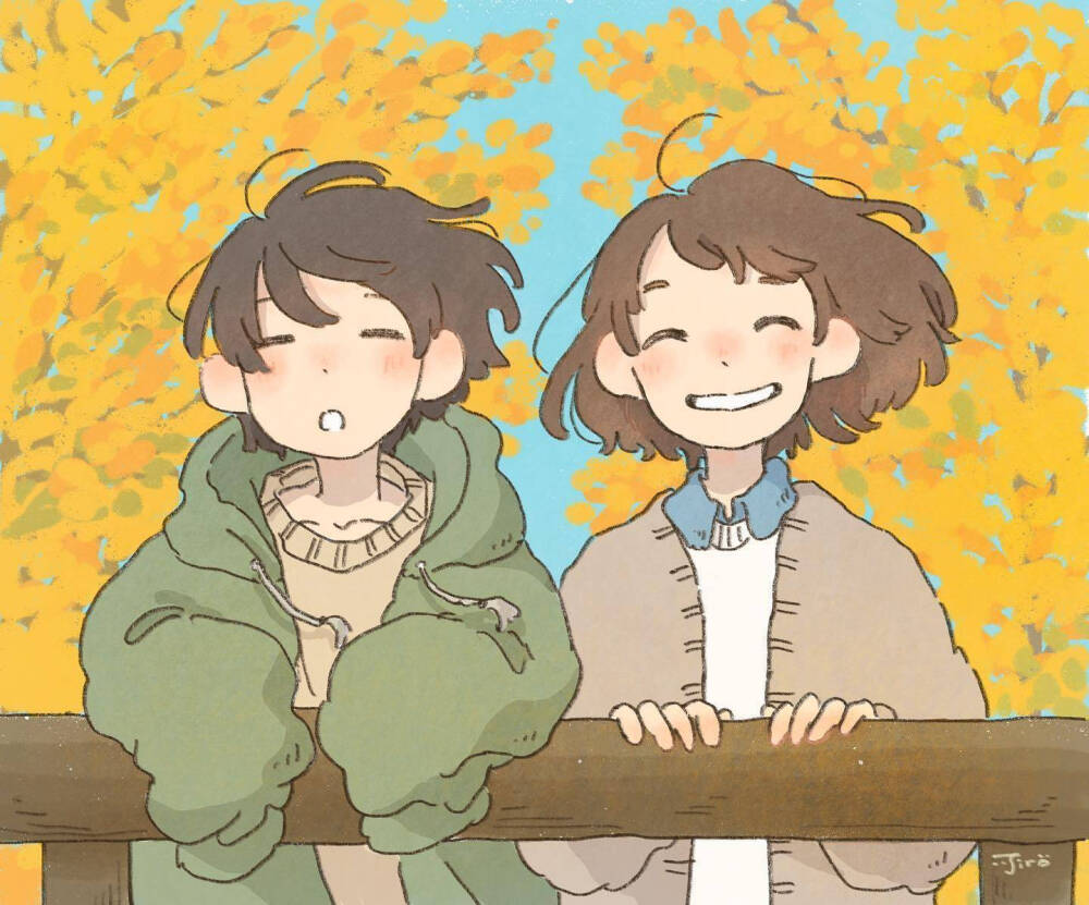 治愈系插画＃日常
插画师 jiro.rincho