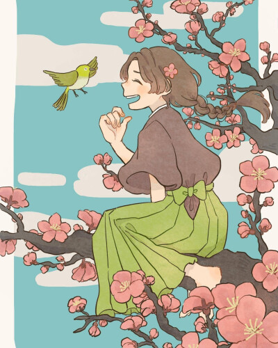 治愈系插画＃日常
插画师 jiro.rincho