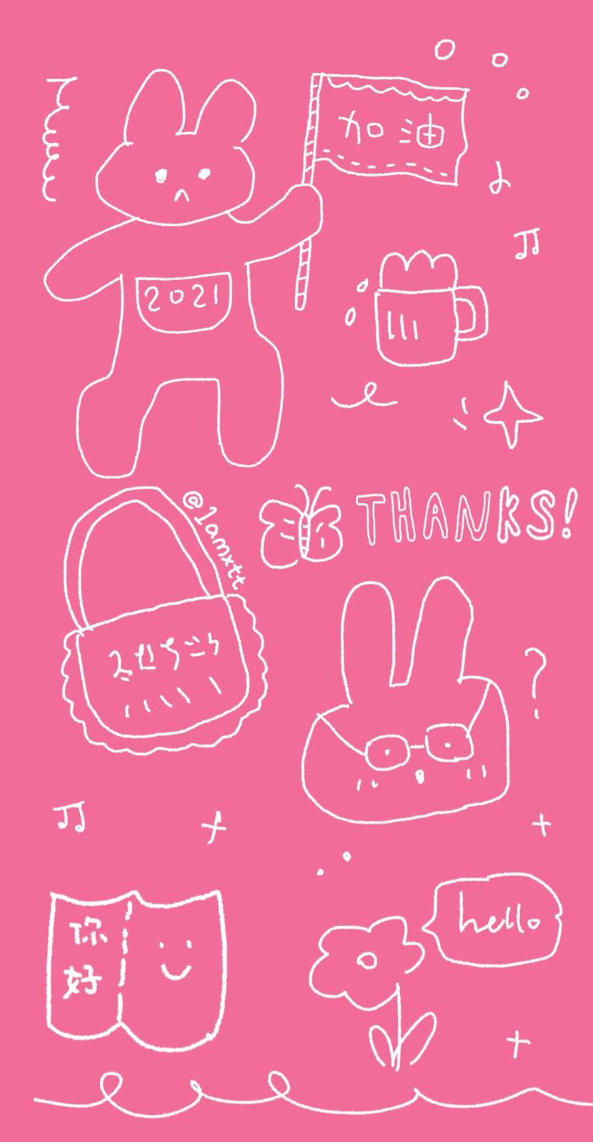 卡通潮图壁纸.
侵删.