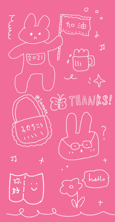 卡通潮图壁纸.
侵删.