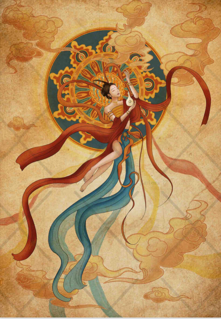 古风人物,敦煌人物