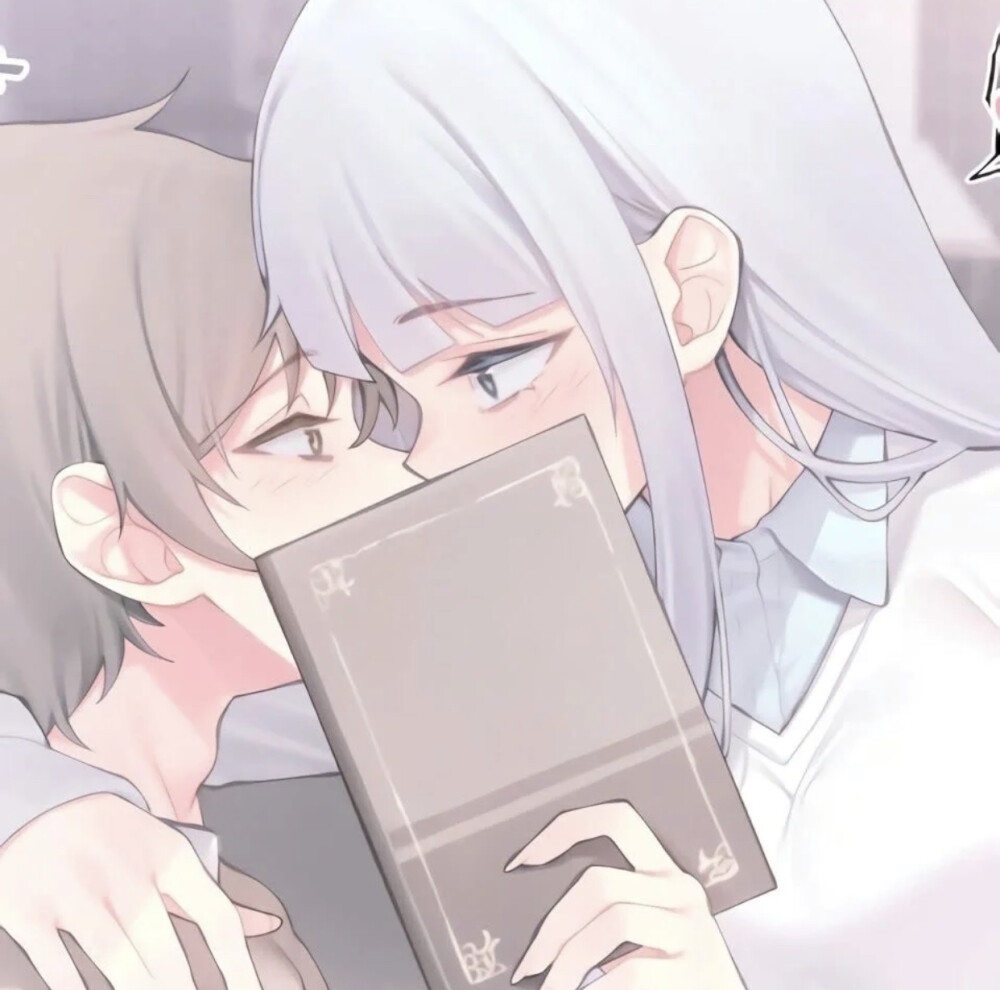 情侣头像白猫可爱男朋友女朋友动漫头像