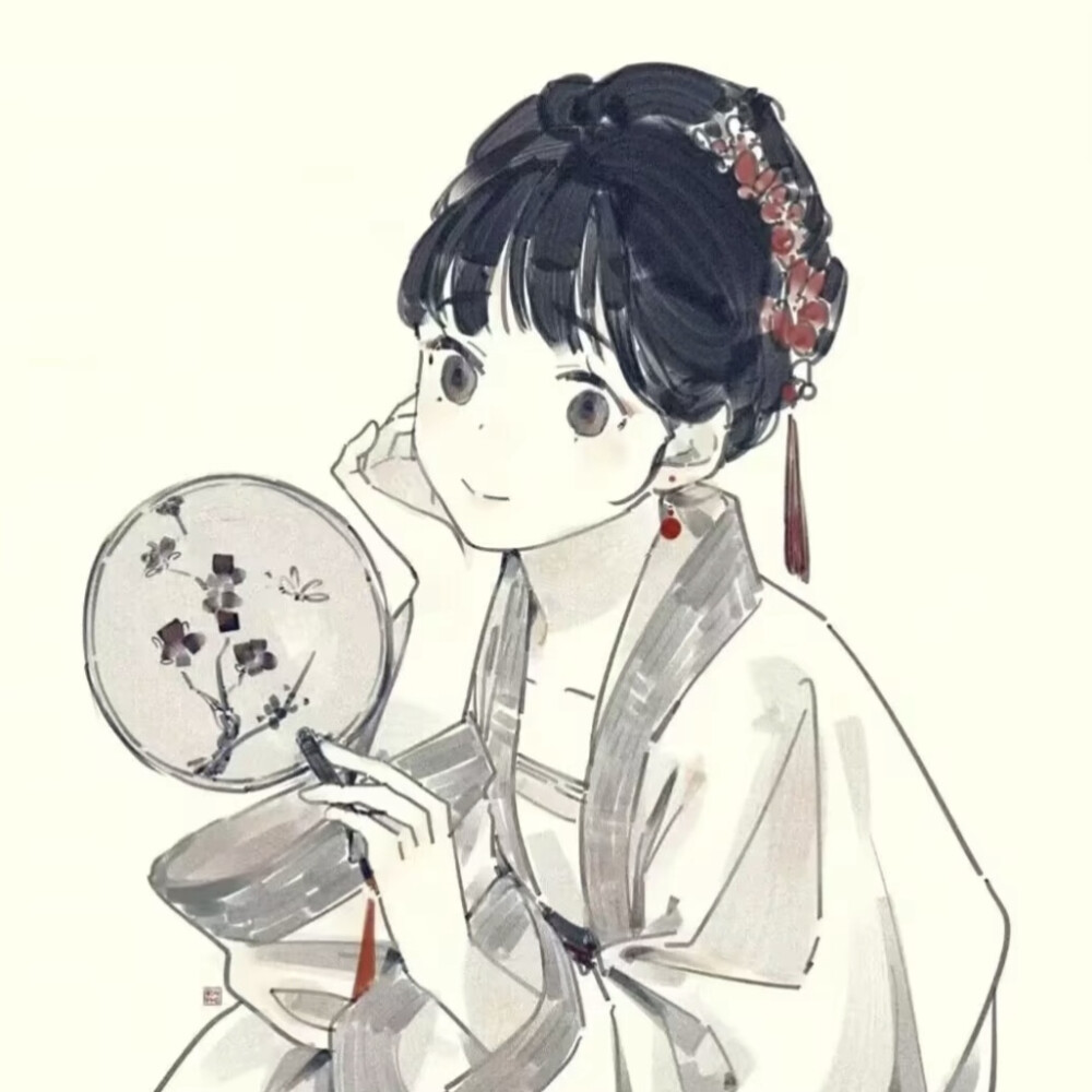 古风头像 女生 女头 少女（画师不详 出处不详 侵权删）