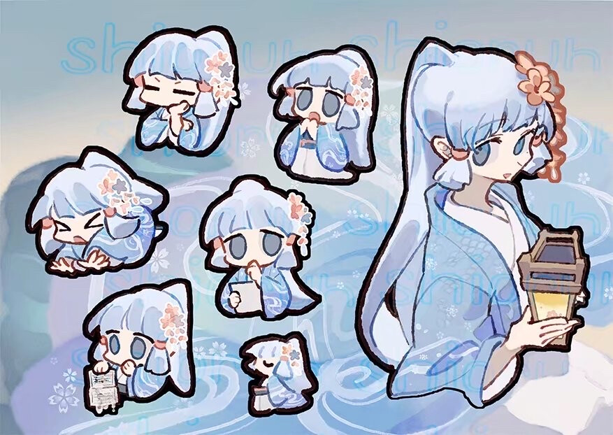 「原神」 「五歌仙」 画师:temphura