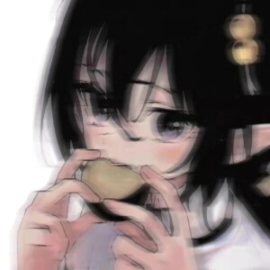 动漫模糊高冷头像。