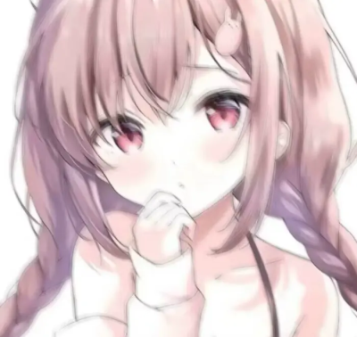 动漫模糊高冷头像。