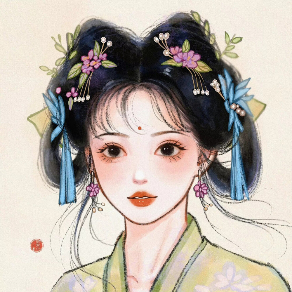 古风女头
画师：星兜儿爱画画