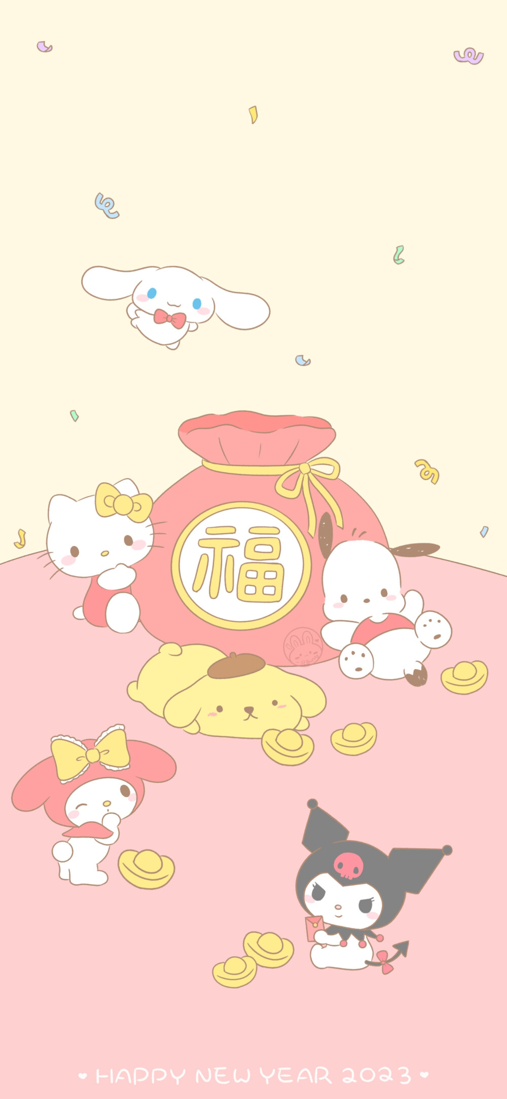 三丽鸥新年壁纸
©一只Bunny-