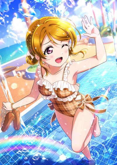 μ's new UR cards “无尽之夏篇” 去框