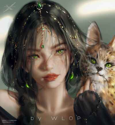 鬼刀 By WLOP