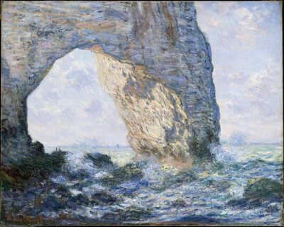 大岩门附近（The Manneporte(Rock Arch West of Etretat)）
克劳德·莫奈1883
名称：大岩门附近
英文名称：The Manneporte(Rock Arch West of Etretat)
创作者：克劳德·莫奈
创作日期：1883
实际尺寸：65.4 x 81.3 cm…