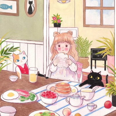 插画师ins : yoovora
插画头像