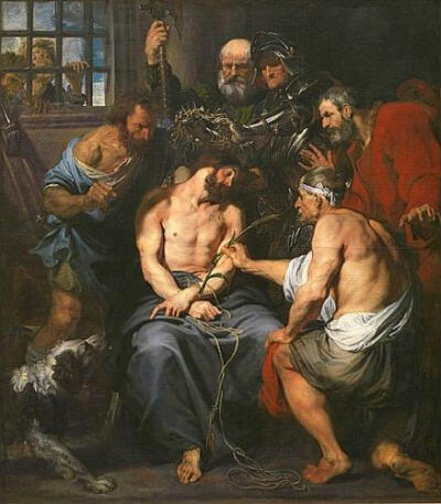 加戴荆冠（Crowning Christ with Thorns）
安东尼·凡·戴克1618 - 20
名称：加戴荆冠
英文名称：Crowning Christ with Thorns
创作者：安东尼·凡·戴克
创作日期：1618 - 20
实际尺寸：224 x 197 cm
类别：宗教
材质：…