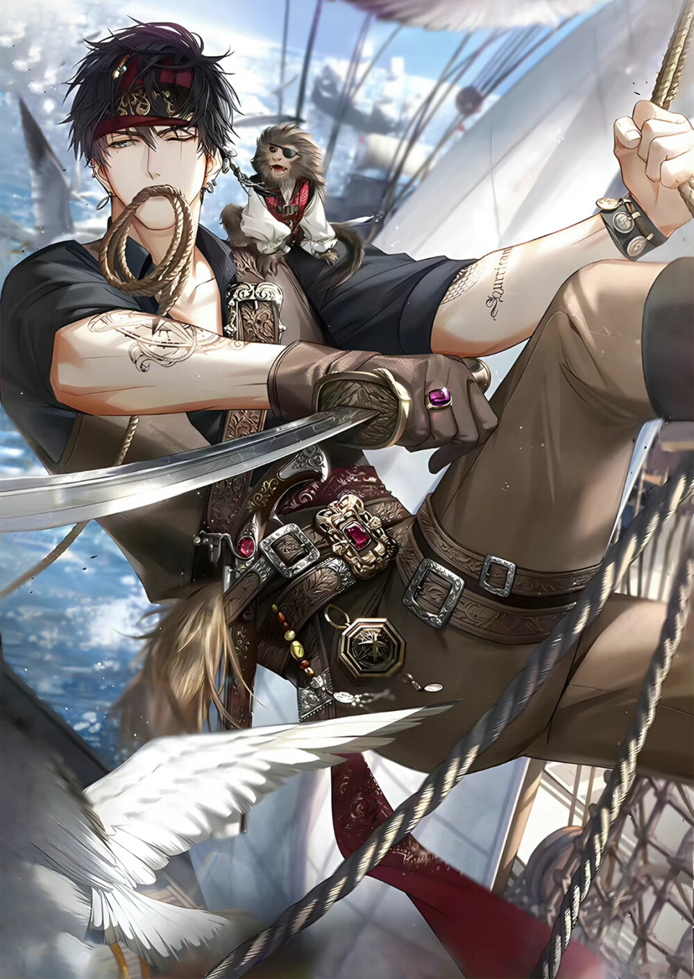 萧逸▪【堕入深海】
cr.阿阿柴ACHAI