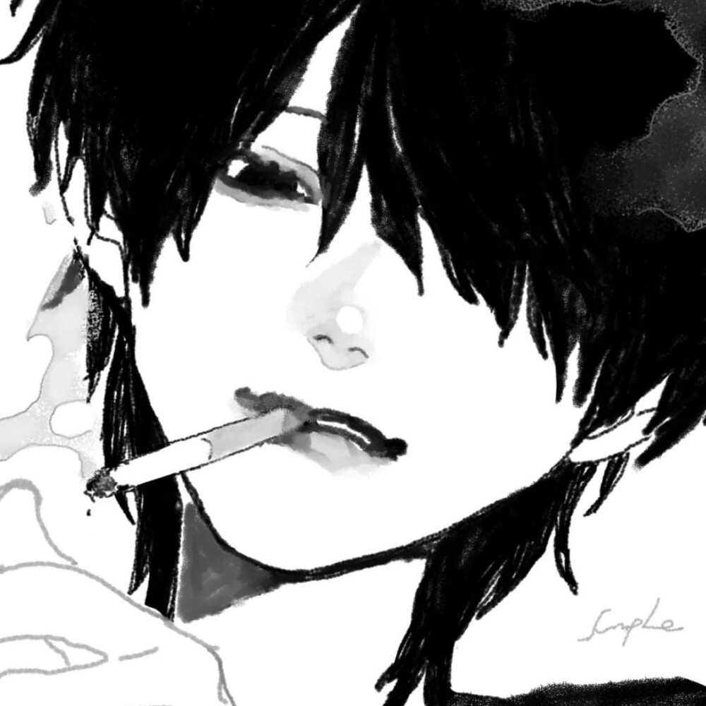 漫头，男头，黑白男头