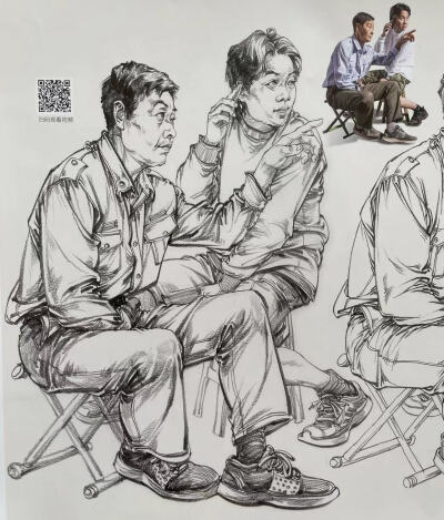 双人速写