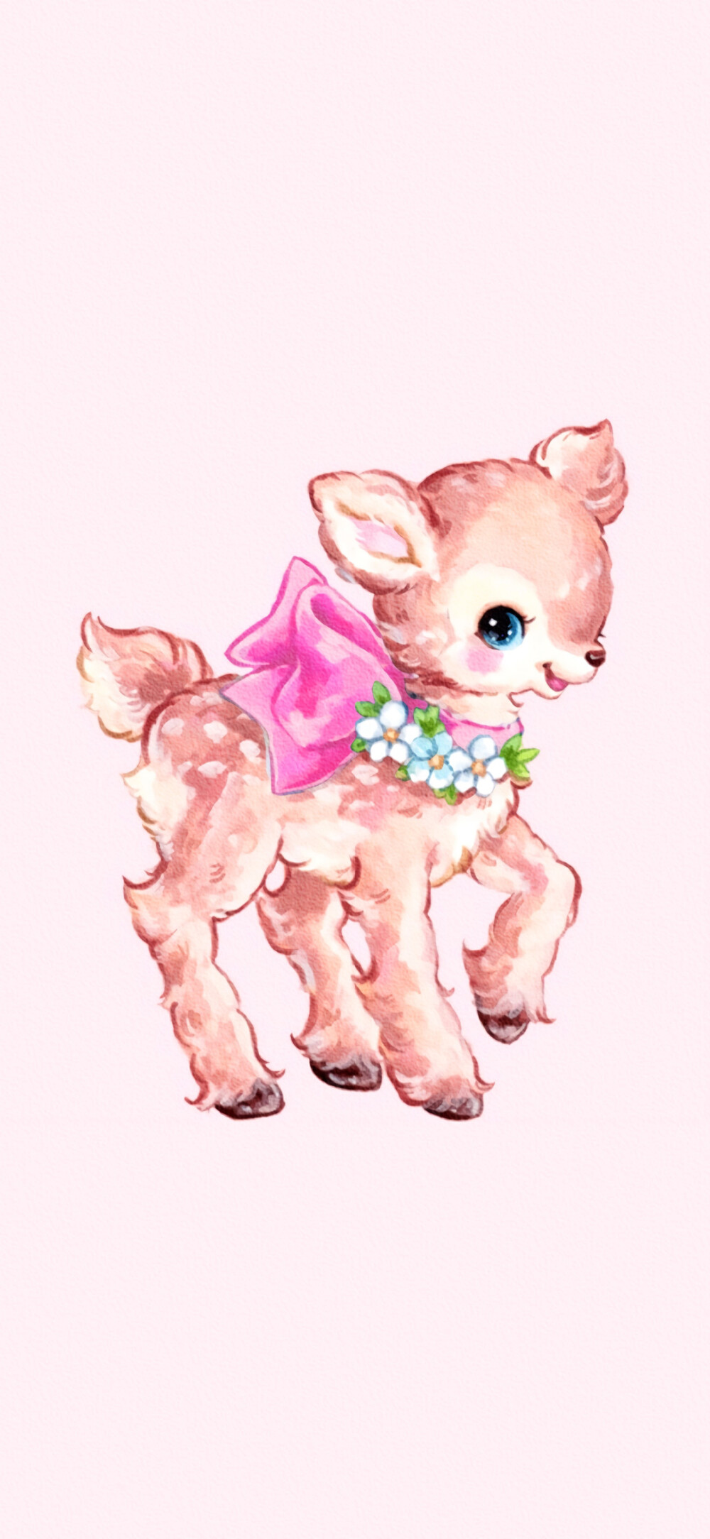 复古风甜美小动物 壁纸