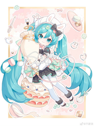 初音未来
画师：不家汤