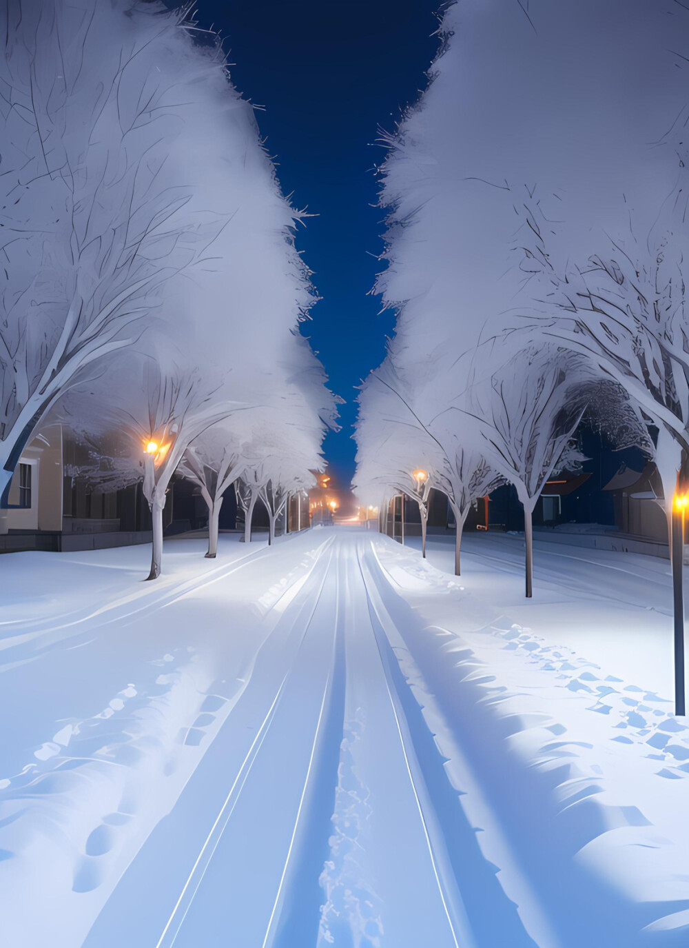 雪景街道