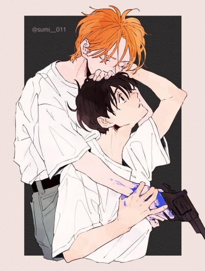 #BANANA FISH# 是一些屬于亞修和英二的回憶[苦澀].twi：sumi__011 #a英# ????