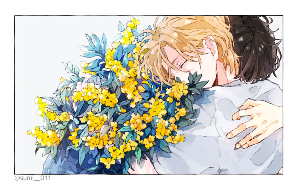 #BANANA FISH# 是一些屬于亞修和英二的回憶[苦澀].twi：sumi__011 #a英# ????